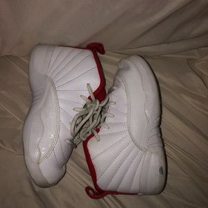 Nike Air Jordan 12 Retro (TD) FIBA White Red (850000-107) Size 9c.Preowned